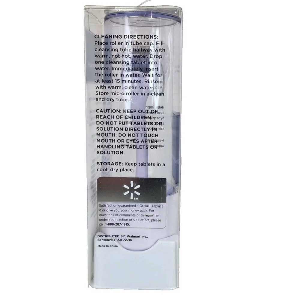 Equate Beauty White Facial Micro Roller‎ New In Box Skincare Anti Aging Tool